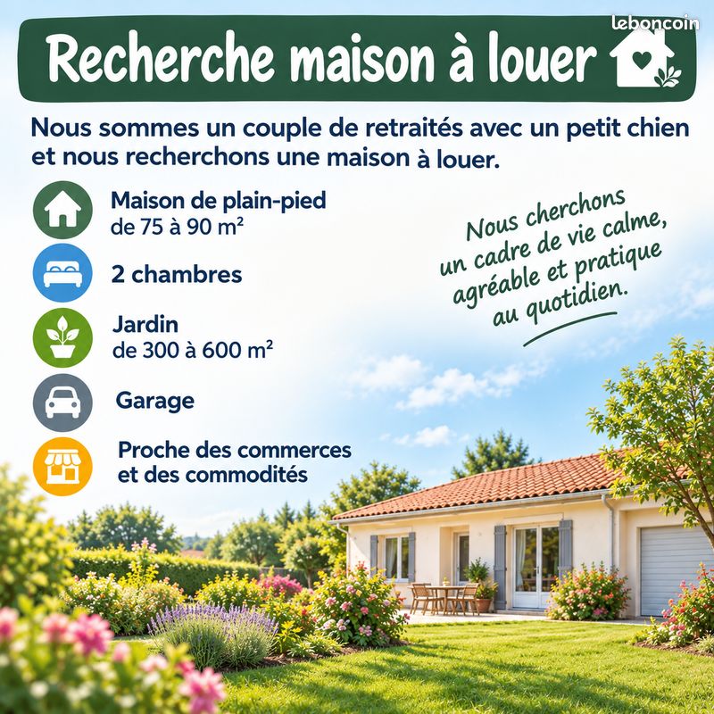Maison 3 pièces 75 m² · à Étréchy · 75 m² · 800 €/mois