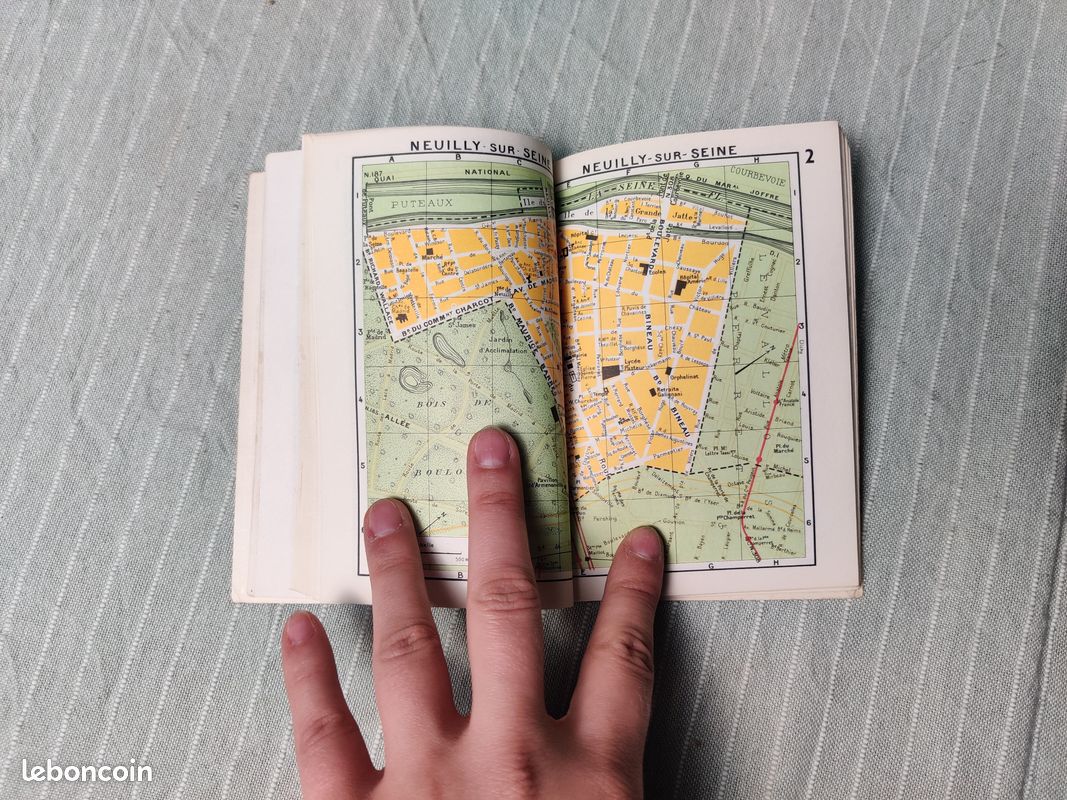 Carte ancienne Paris Banlieue – A. Leconte Éditeur (image 2)