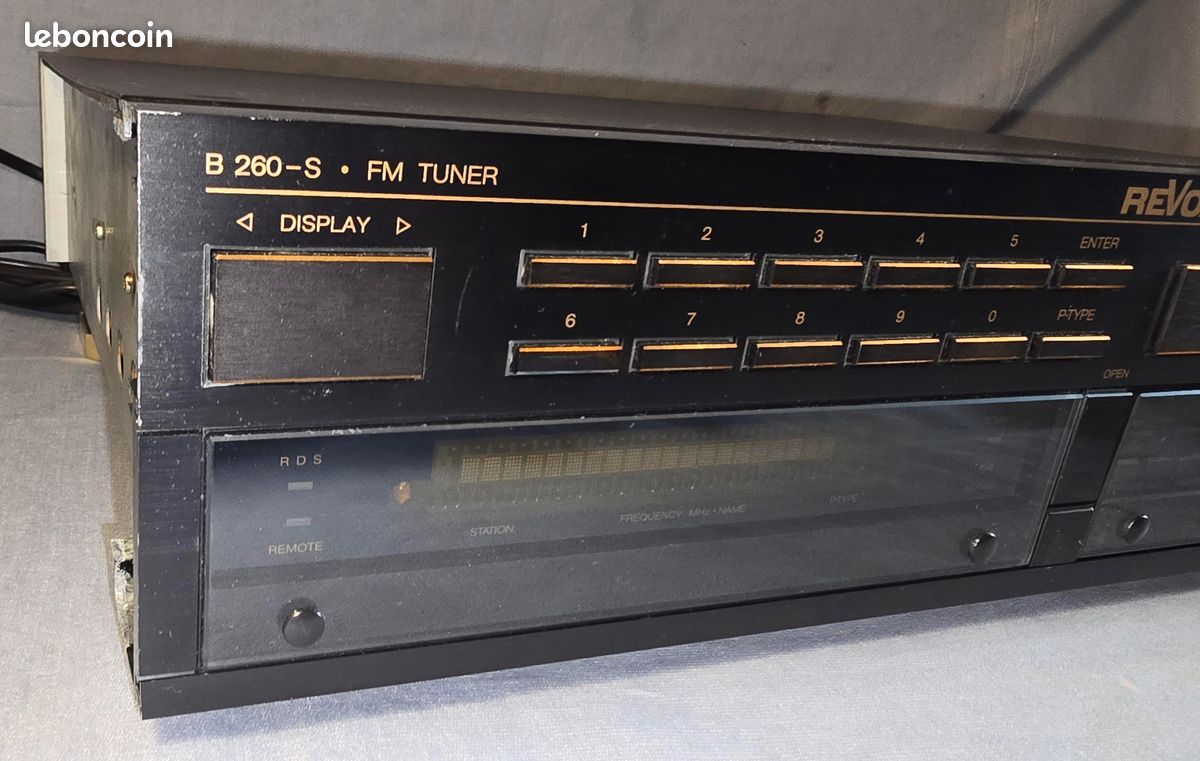 Tuner Revox B260 – FM/AM, Sorties RCA Et XLR, Argenté