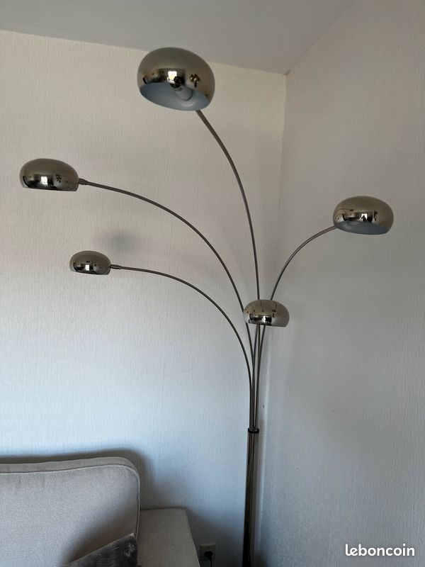 Lampadaire arc 5 branches (image 1)