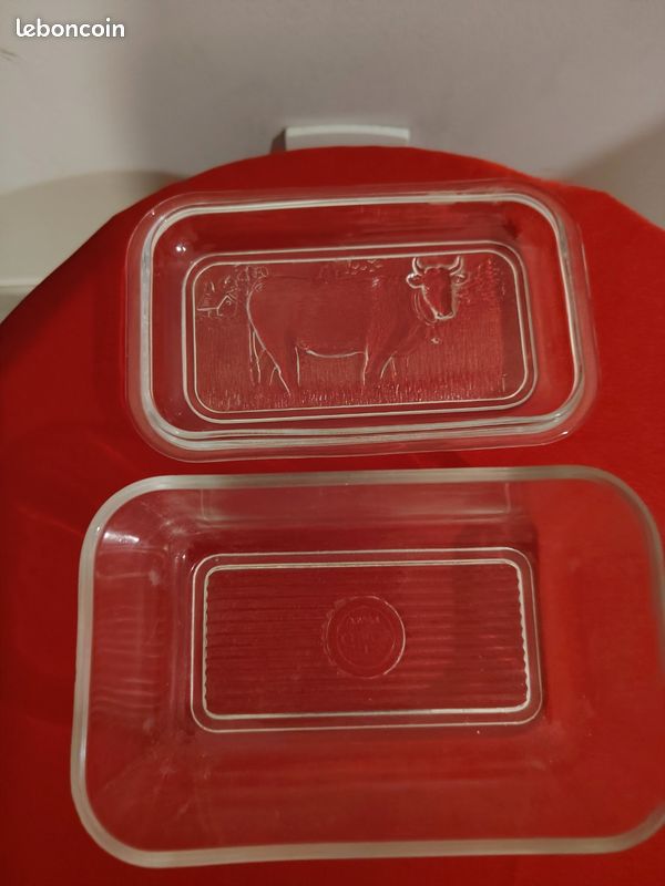 Beurrier - DRFEIFY - HB012 - Plastique transparent - Avec couvercle