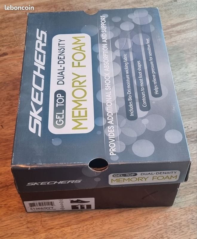 Basket skechers bleu marine 45 (image 4)