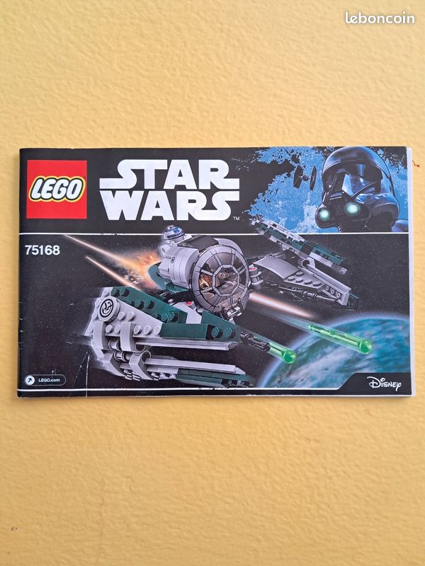 Notice instructions de montage lego star wars 75168 starfighter de