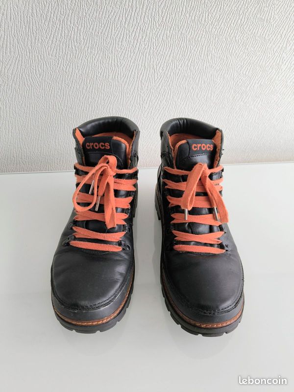 Crocs chaussures montantes cuir, homme, Cobbler Hiker Boot  display picture 3