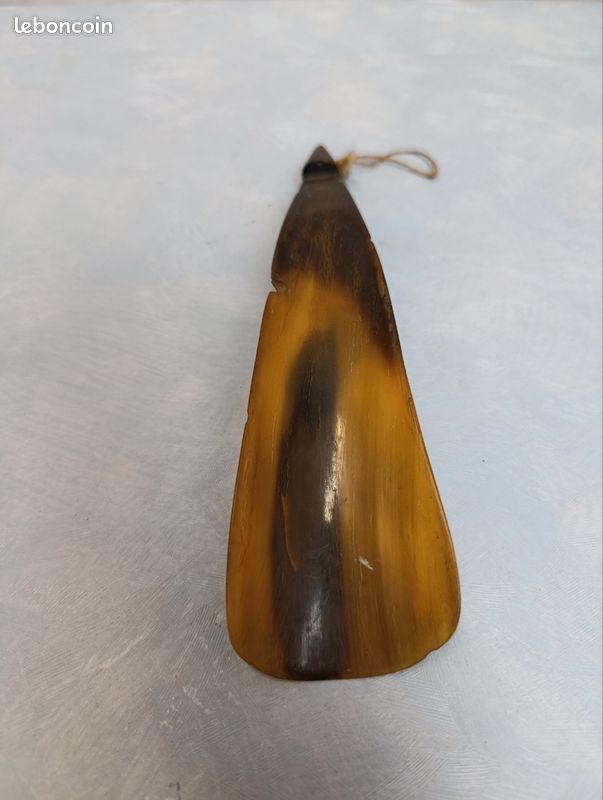 Chausse-pied en laiton antique Laiton avec une tête de cheval