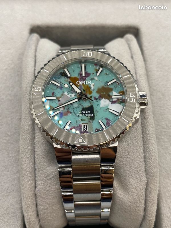 Montre Oris AQUIS date Upcycle (image 3)