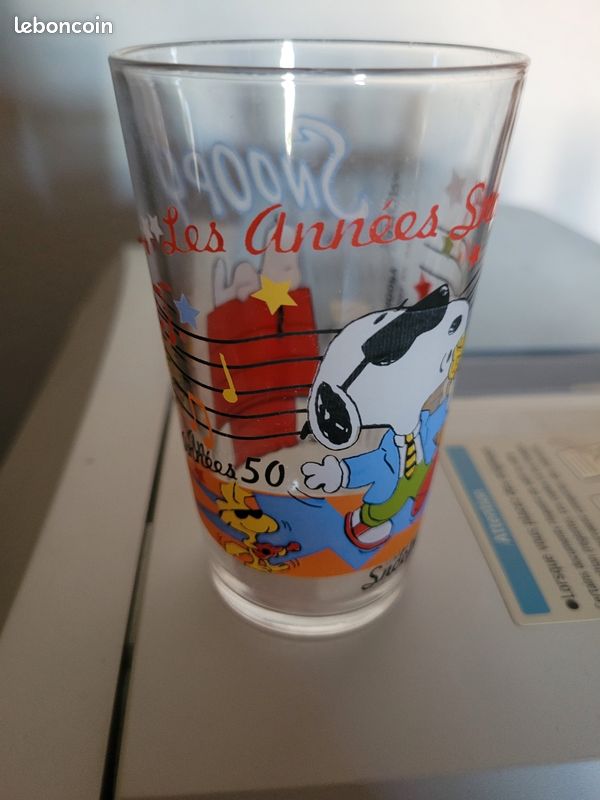 Verre moutarde snoopy (image 1)