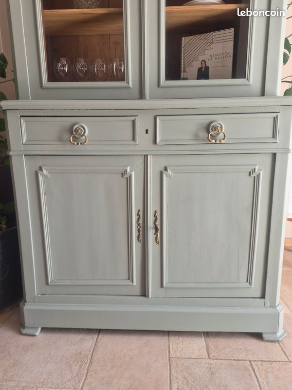 Buffet/ vaisselier ancien rénové/ meuble de charme (image 9)