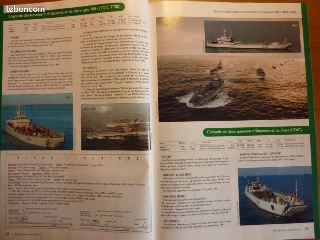 MARINE : MAGAZINES NAVIRES et HISTOIRE hors série n° 1 et 2, : la Marine Nationale 2004-2005 (image 10)