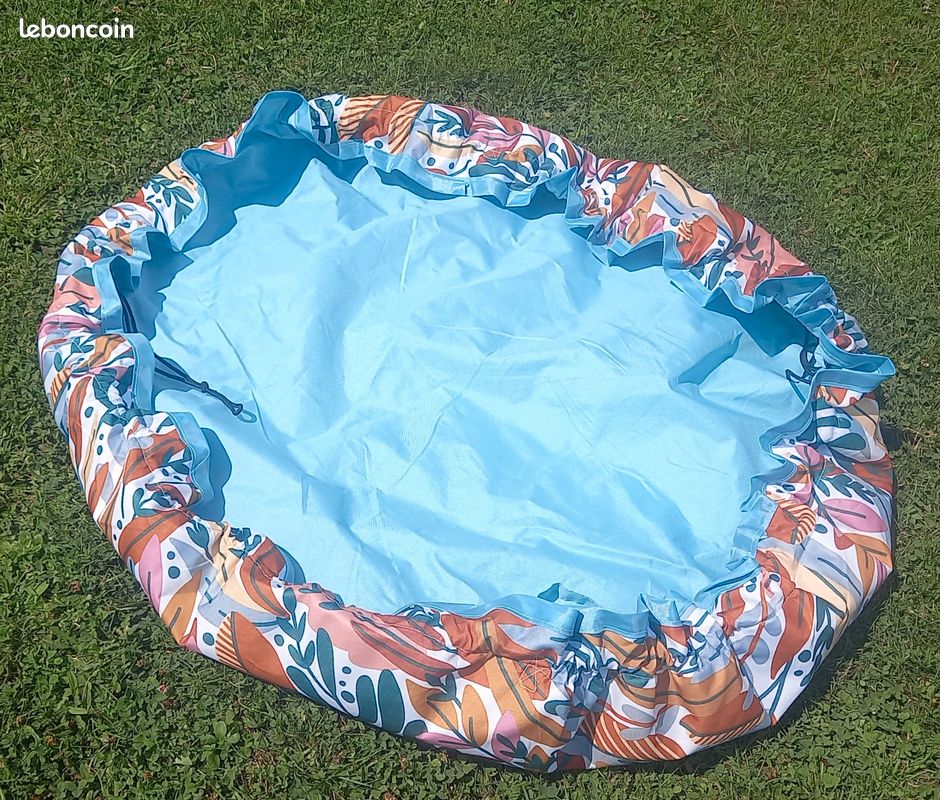 Sac 2 en 1 NEUF, tapis de plage, jouets... (image 2)