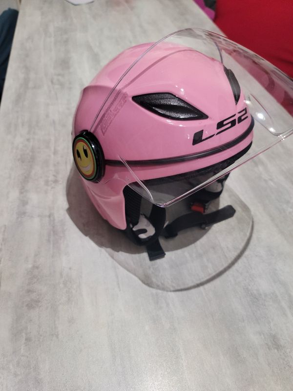 Casque enfant LS2 Funny Pink