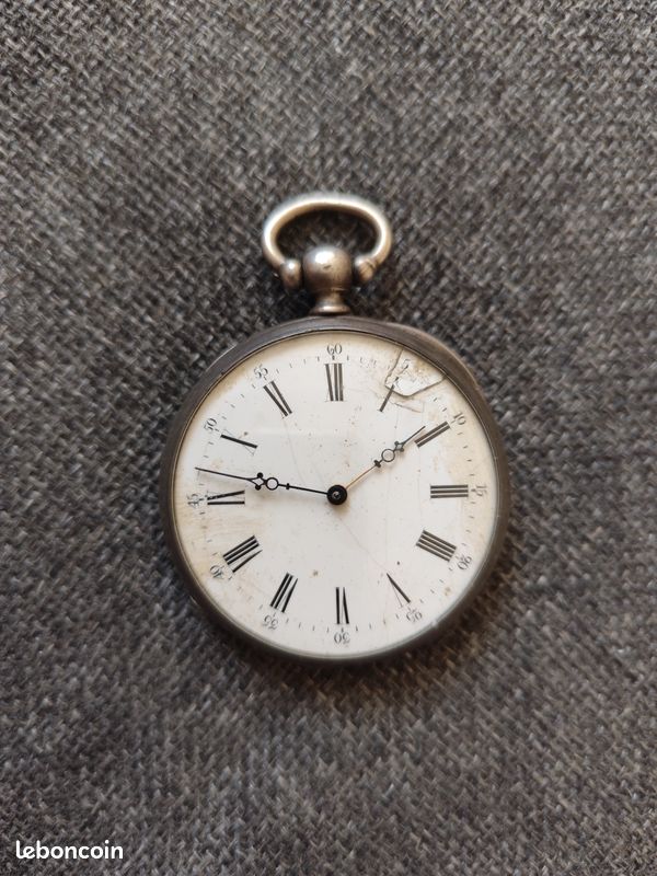 Montre de gousset argent massif 1878 (image 1)