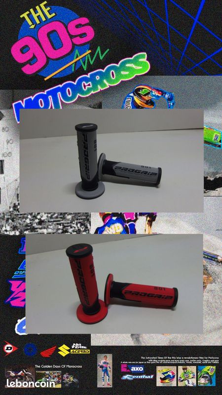 Poignée Pour Auto Diamètre 22mm - Couleur Rouge - Neuf Avec Garantie 2 Ans