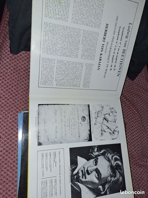 Karayan dans la 1ère et 2ème symphonie de Beethoven 33t (image 2)