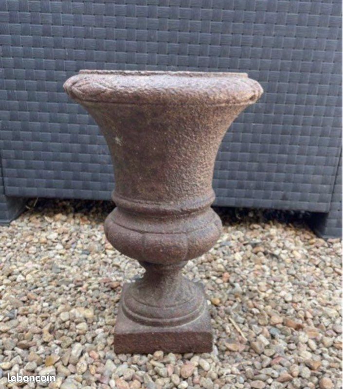 Grand vase medicis en fonte 30 cm (image 3)
