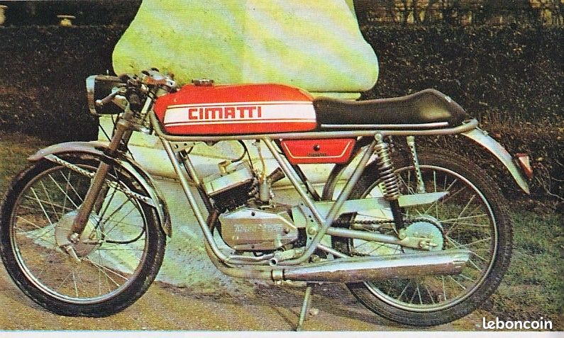 Cimatti Motorino Cf 50 Ciclomotore Cimatti Mini Chic Motorino Cimatti Ciclomotore D'epoca Cimatti  Mini Chic Moto E Scooter In