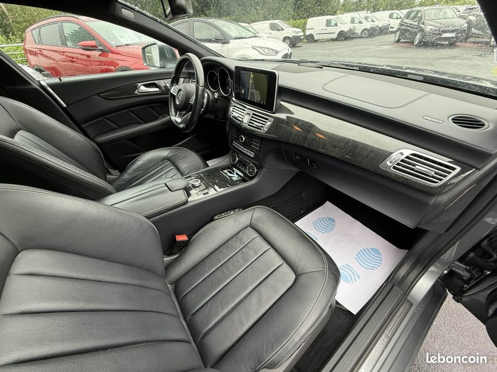 MERCEDES CLS 350 d - BVA 9G-Tronic Plus Sportline 4-Matic - BVA GPS + TOIT OUVRANT + CAMERA AR (image 15)