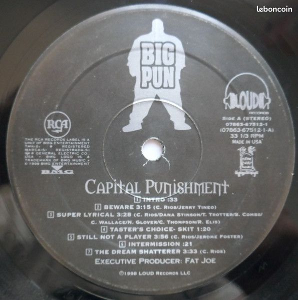 Big Pun – Capital Punishment, 2LP US (image 2)