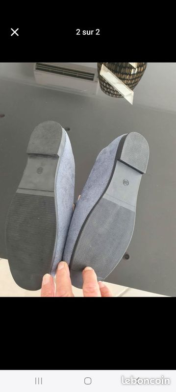 Chaussures femme t38 bleu (image 2)