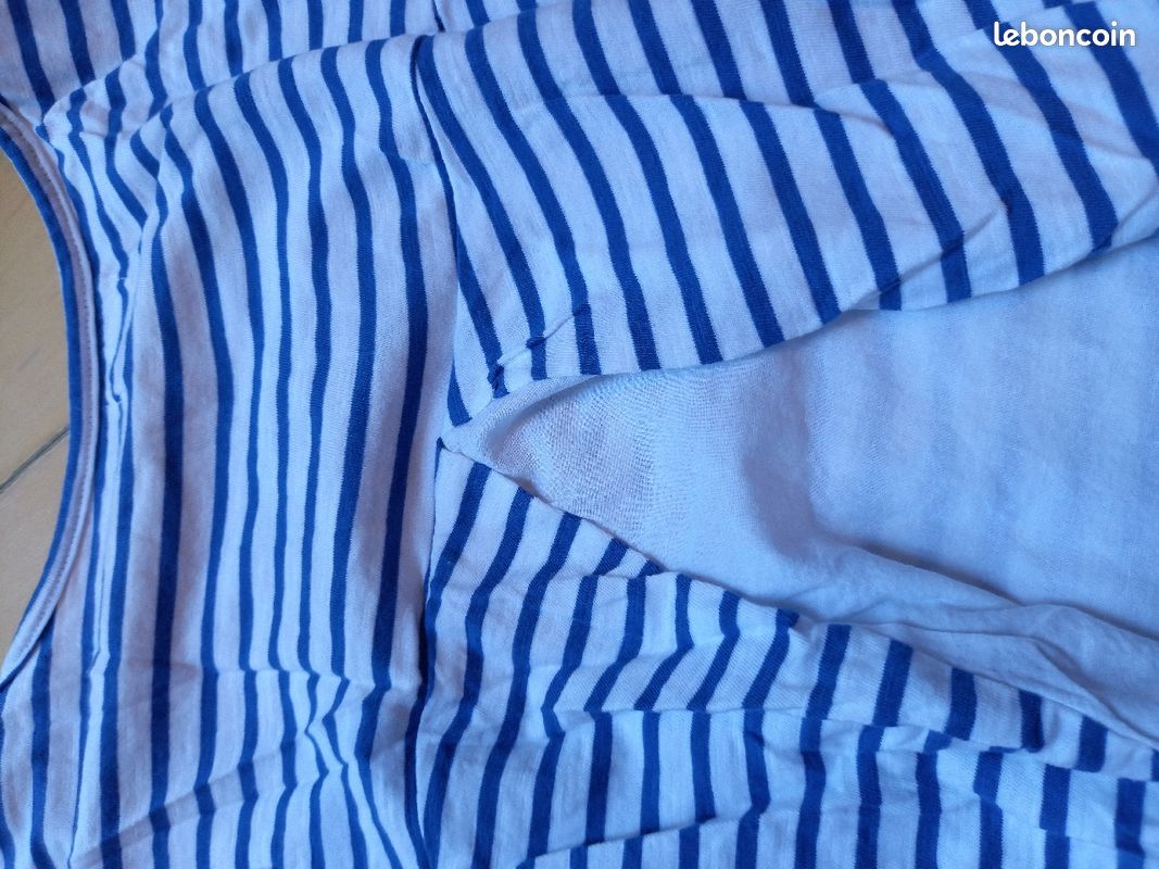 Tee-shirt manche courte marin fille 14 ans (image 6)
