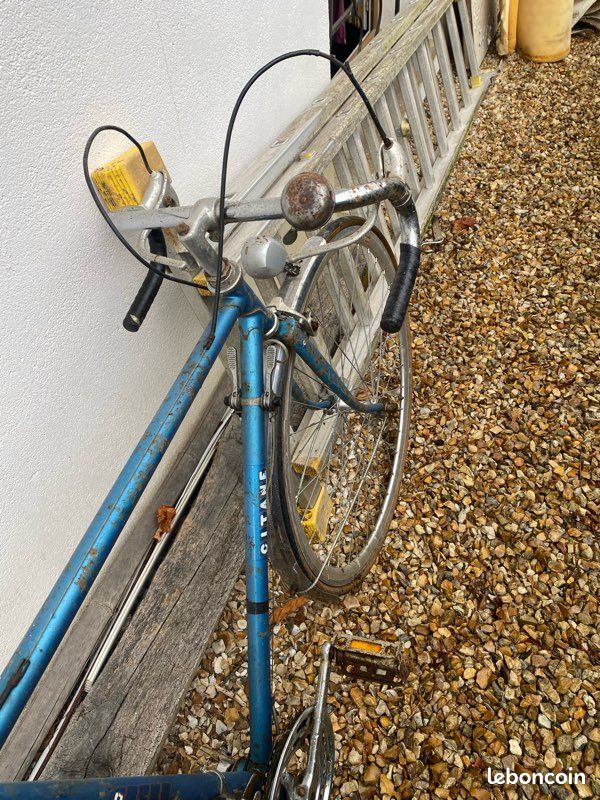 Vlo Route Bleu Ancien Velo Ancien Vélo Marque Gitane Vélos