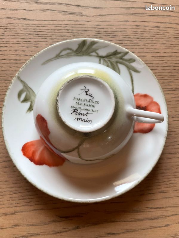 Ensemble tasse thé porcelaine (image 1)