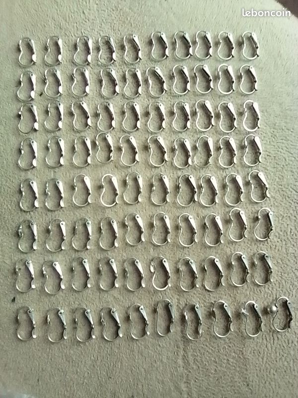 Crochets d'oreilles NEUFS pour création de boucles d'oreilles (image 1)