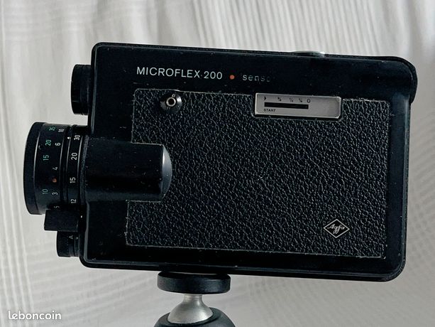 Caméra Vintage Agfa Microflex 100 Sensor - Super 8 - État Fonctionnel