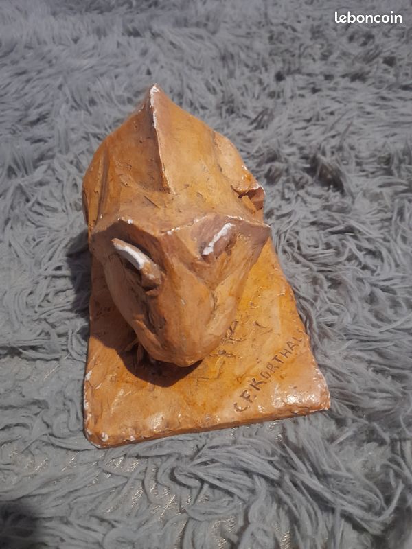 Sculpture plâtre patiné (image 6)