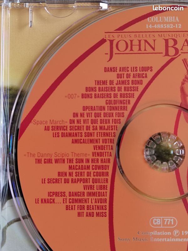 CD les plus belles musiques de John Barry (image 5)