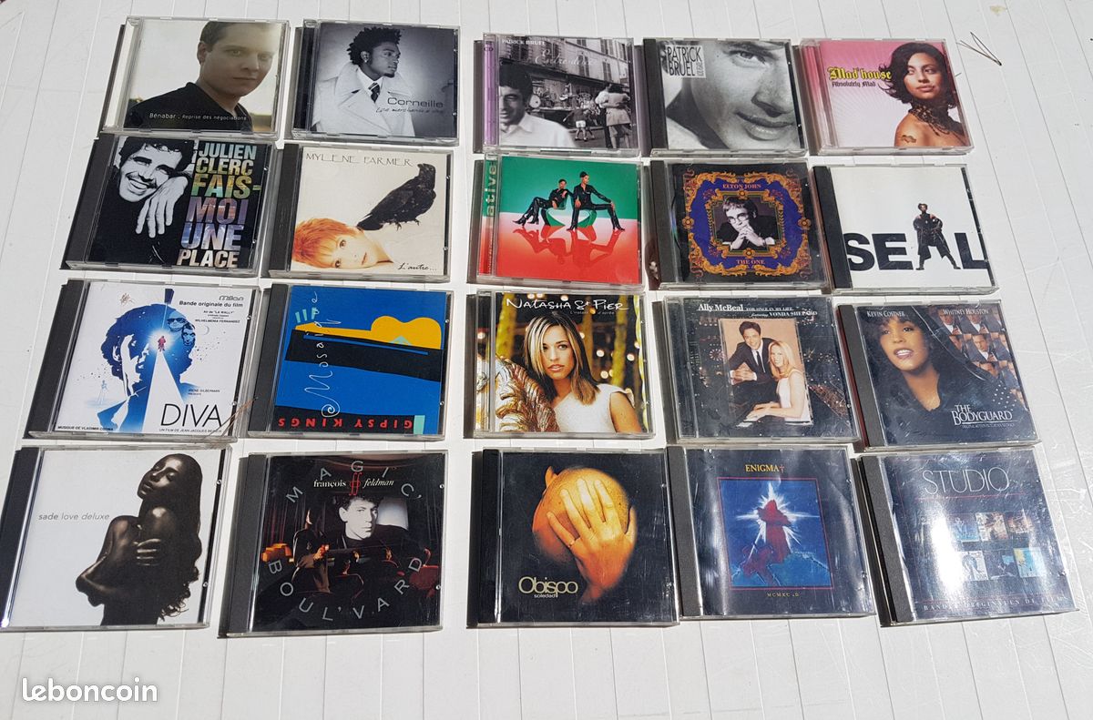 Nombreux CD année 90, 2000,2010 (image 1)