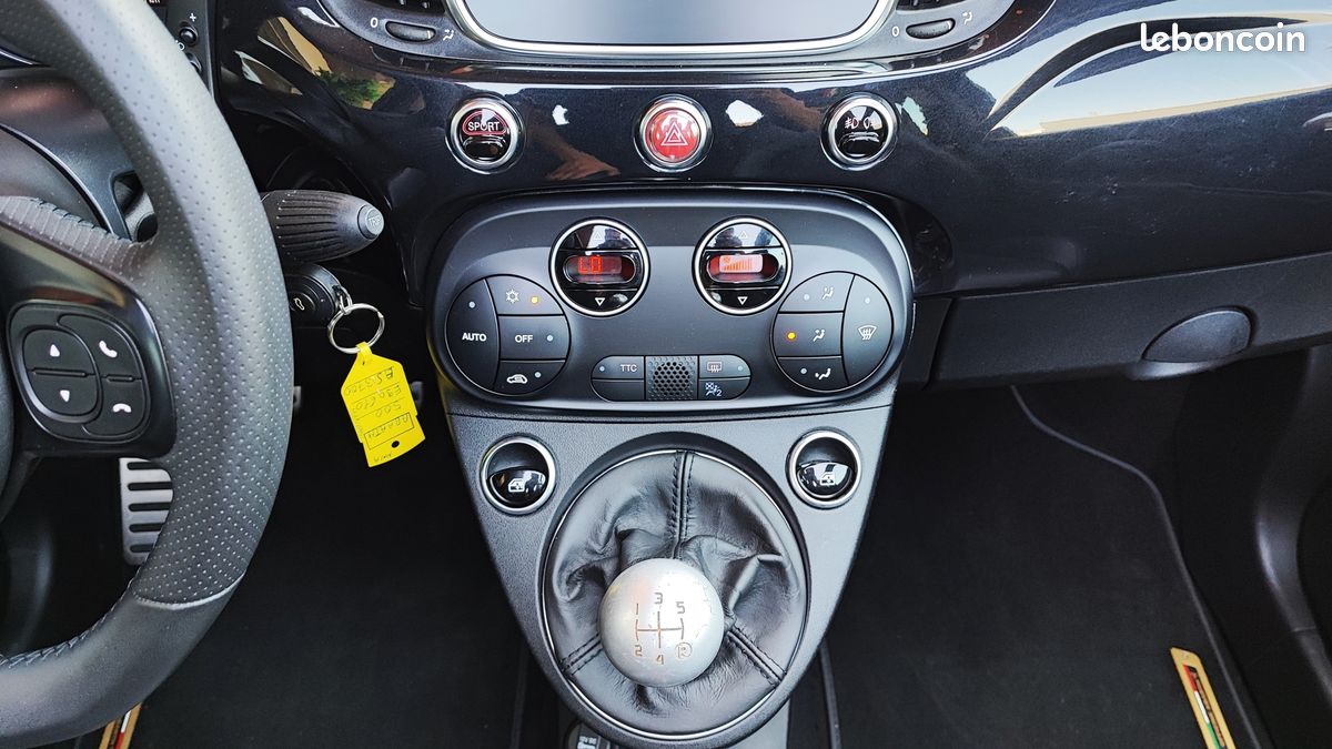 Abarth 500C 1.4 TURBO T-JET 165 CH 595 SCORPIONEORO*1ER MAIN*EDITION 2000 EXEMPLAIRES (image 29)