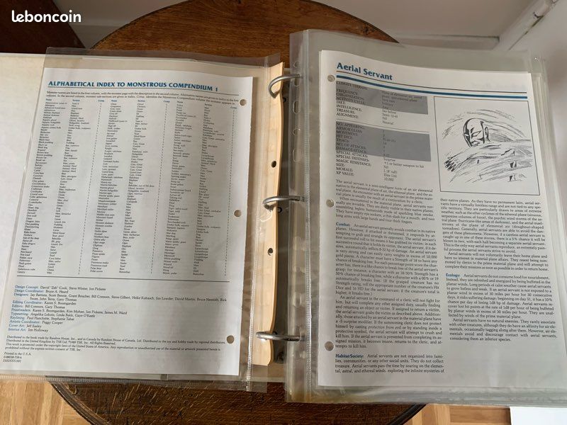Monster Compendium pour AD&D 2 (image 3)