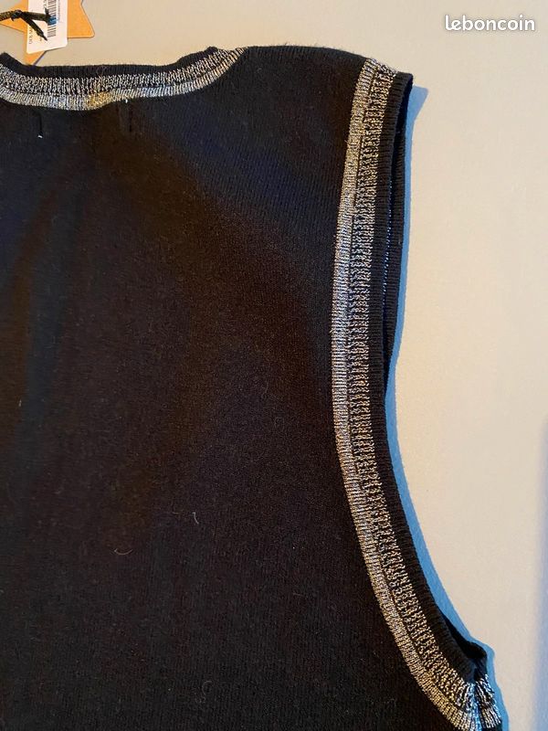 Débardeur Majolica noir et lurex (image 6)