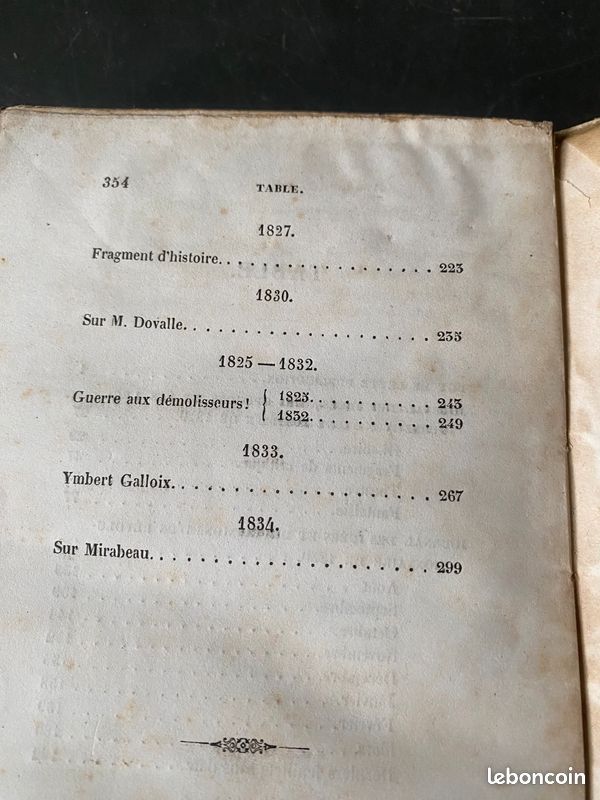 Victor Hugo Littérature et philosophie mêlées Charpentier 1841 broché (image 7)