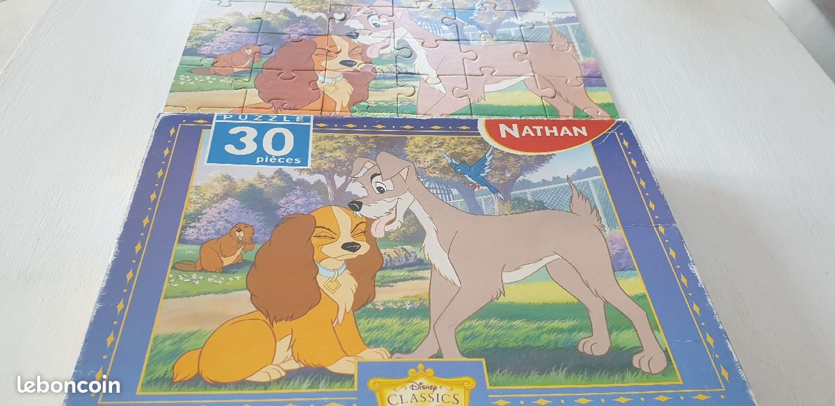 Puzzle de 30 pièces la belle et le clochard dès 4ans (image 3)