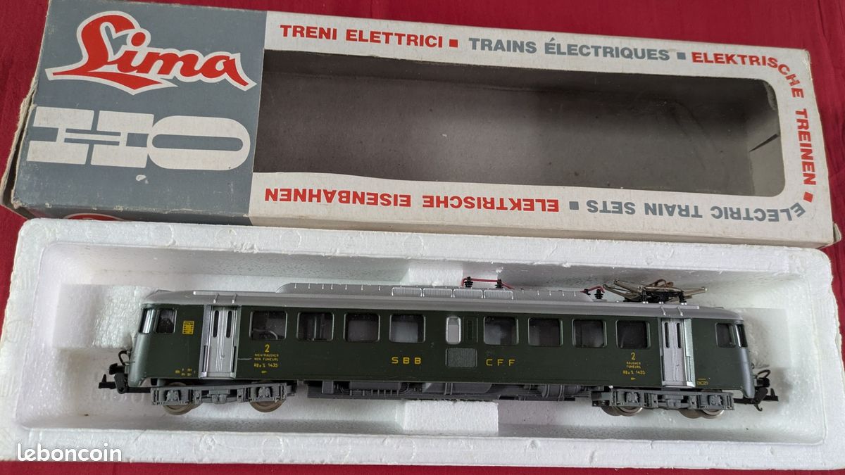 Locomotive électrique Lima échelle HO – Motrice SBB FFS N°11493 – Occasion