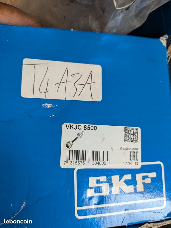 Arbre De Transmission 596mm SKF (N° VKJC 1659