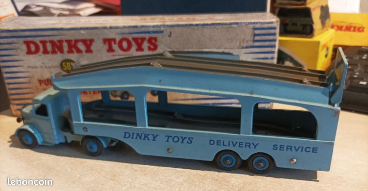 Dinky BEDFORD Pullmore porte-voitures vintage des années 50 # 582