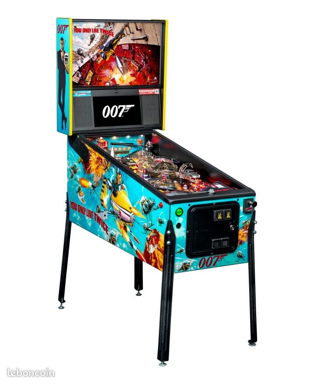 Flipper JAMES BOND 007 premium état Neuf HUO avec options (Stern) échange ou vente (image 1)