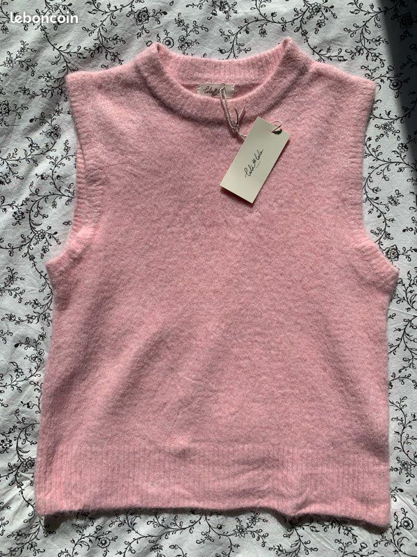 Pull sans manches rose Lili & Lala (image 1)
