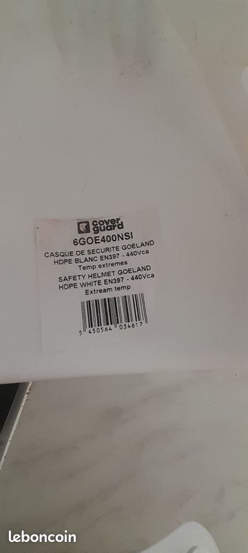 Casque de sécurité BLANC (image 3)