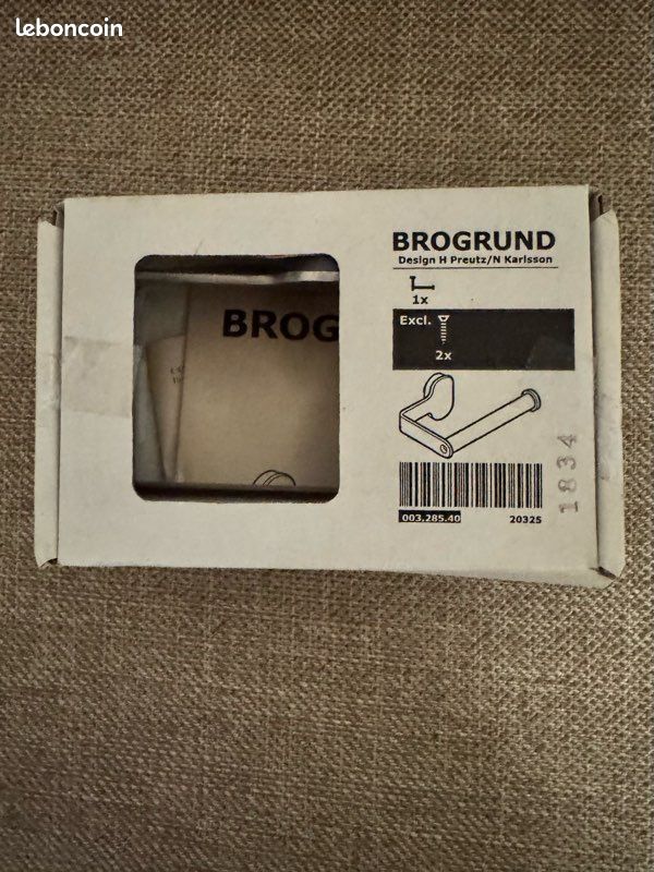 Porte papier hygiénique en inox (image 4)