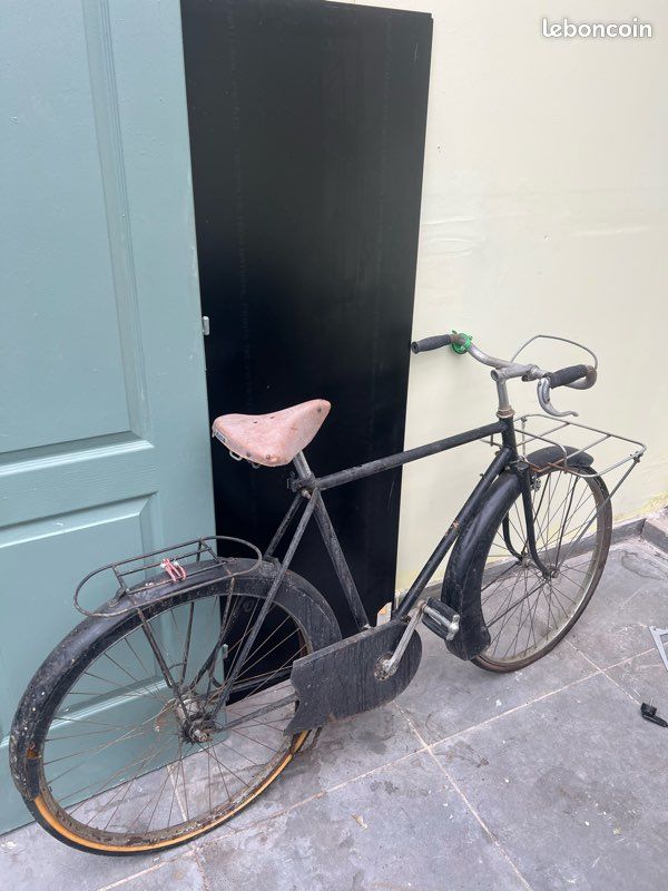 Guidon De Vélo Ancien Vintage - Années 1940 - Pièce Cycle Rétro