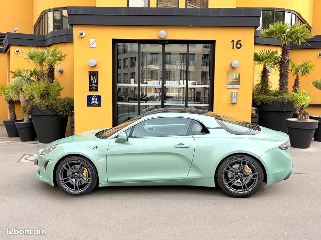 Alpine A110 GTS 300ch NEUVE – Vert Cendre - Toit Carbone – 14Ke d'options - Int. Sabelt (image 3)
