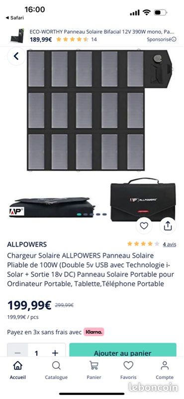 Chargeur Solaire Pliable Chargeur De Panneau Solaire Portable Pliable
