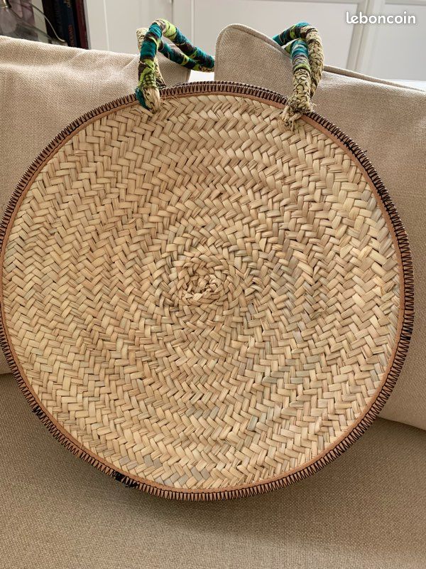 Panier rond en osier (image 3)