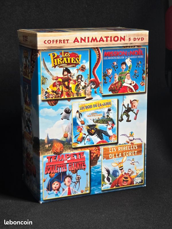 Coffret 5 DVD d'animation (image 1)