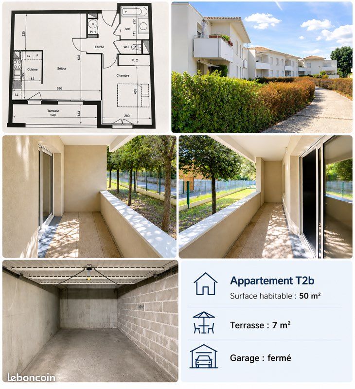 Appartement 2 pièces 50 m² · à Pessac · 50 m² · 200 000 €