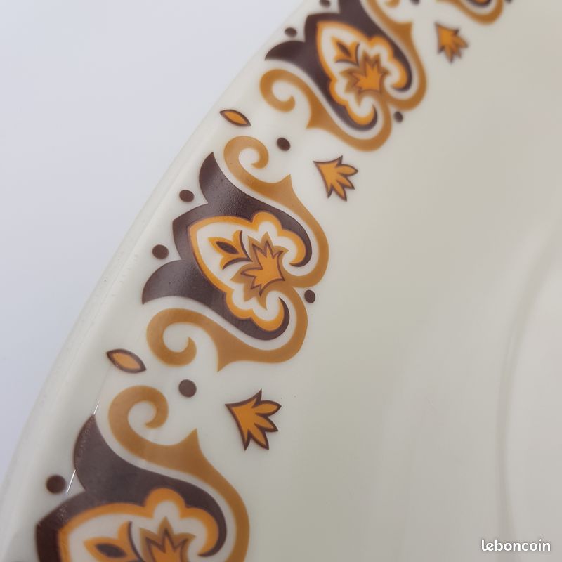 Plat à poisson en porcelaine de limoges - Arts de la table